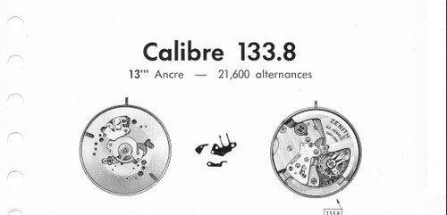 Zenith 133 part - 1496,