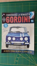 Fascicule seul sans pièce N°90 pièce Renault R8 Gordini 1/8 Eaglemoss A67