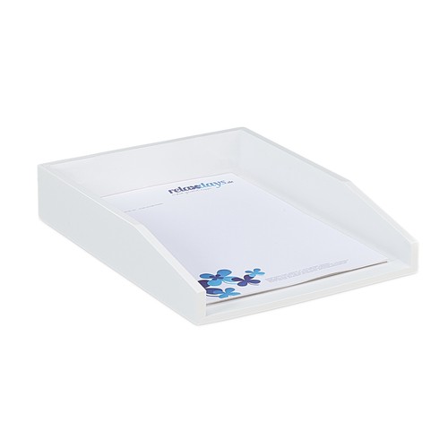 Corbeille courrier blanc - corbeille,