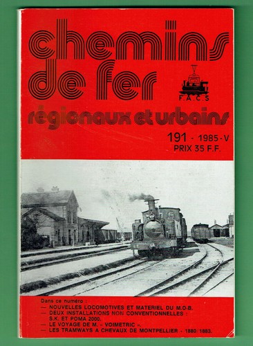 Chemins fer régionaux - de, et