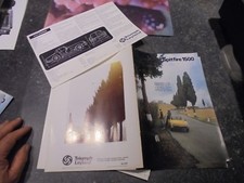 Ancien Catalogue + Feuillet Technique Leyland Triumph Spitfire 1500