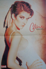 Céline Dion , poster 42x30 cms .