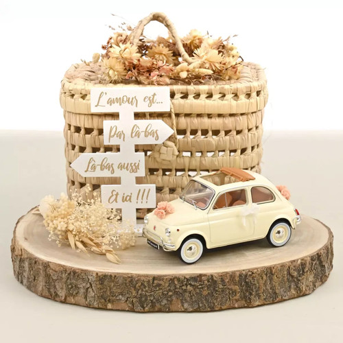 Fiat 500 amour fou - amour, cadeau