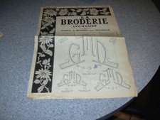 la broderie lyonnaise "N° 1225  " 1er mars  1964  "66e année