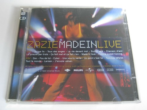 Zazie made in live album - zazie,
