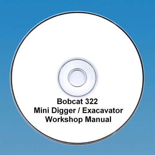 Bobcat 322 mini pelle - pelle, atelier