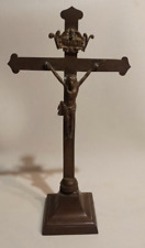 Crucifix sur pied Bronze