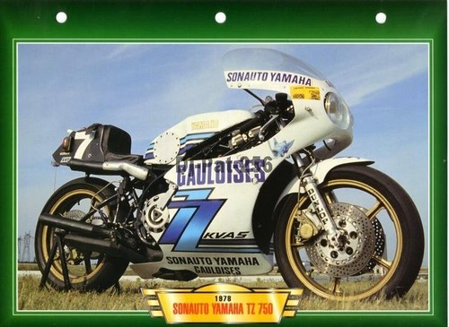 Fiche moto yamaha tz 750 - tz,