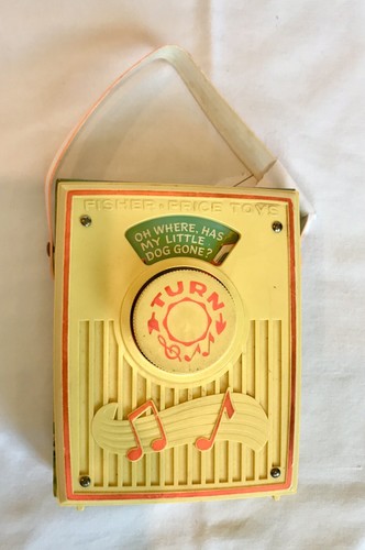 Vintage Fisher-Price Radio Or