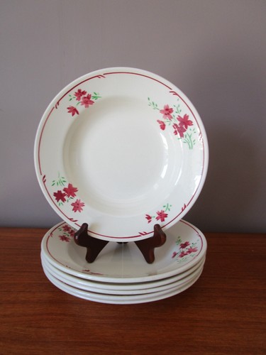 Assiettes creuses anciennes - 6,
