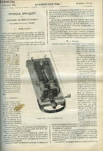 Science pour tous 43 - n°,