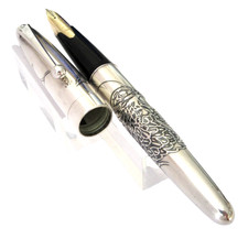 STYLO PLUME PILOT SERIE STERLING SILVER FAUCON ARGENT MASSIF STYLE NAMIKI Q246