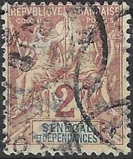 Timbre Sénégal (Colonies