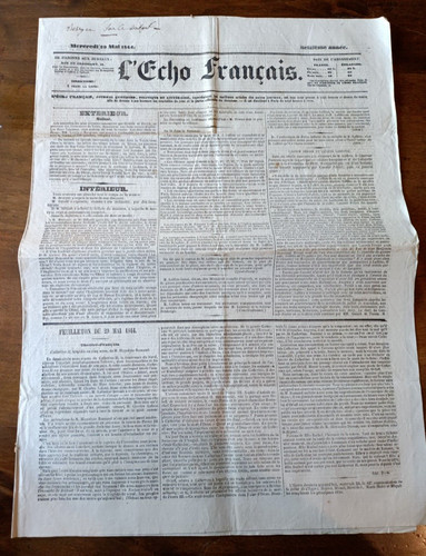 Vieux journal l echo - journal,