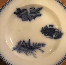 Assiette creuse de Longwy