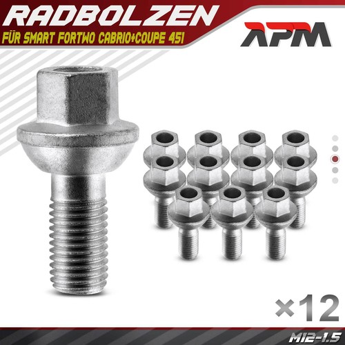 12x boulons roue avant - 12x, ou