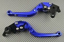 Levier levers flip-up foldable repliable bleu blue Suzuki HAYABUSA 1340 1300	08