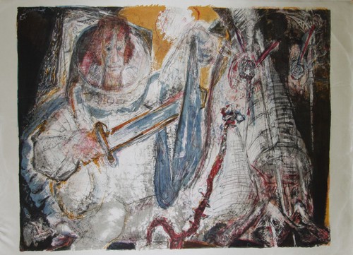 Pierre parsus lithographie - -,