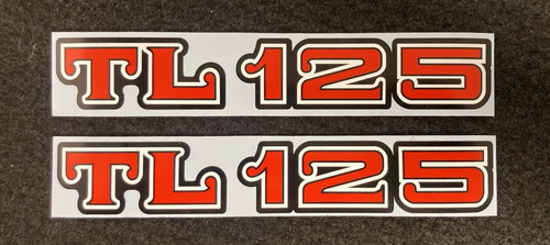 Honda tl125 side - honda, decals