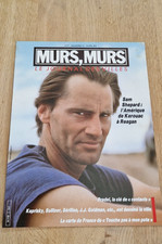 Affiche Presse 1985 CINEMA MURS SAM SHEPARD 40x30  PLV  BUREAU TABAC poster
