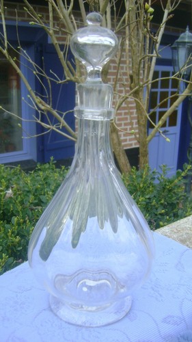 Ancienne carafe cristal blanc - ancienne,