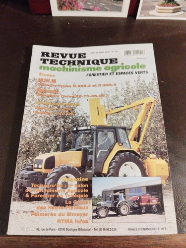 Revue technique machinisme - revue,