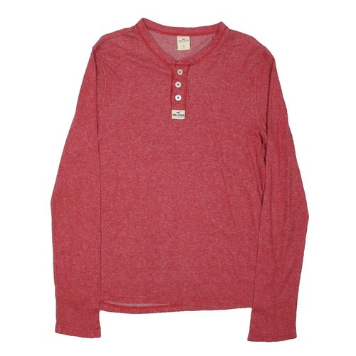 Hollister pull homme rouge uni - pull,