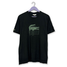 T-Shirt Lacoste Noir Avec Logo