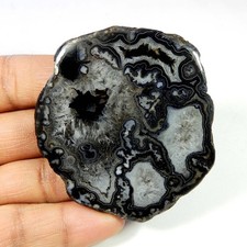 Tranche noire naturelle agate