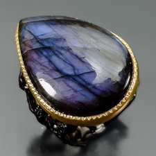 Bijoux 34 ct Bague Labradorite