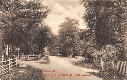 Carte postale ashdown forest - ashdown,