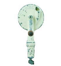 Ancienne trancheuse de haricots KBC coupe-haricots verts meuleuse métal bois ...