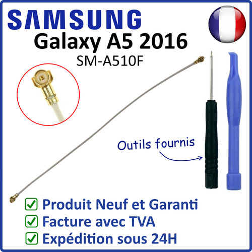 Câble interne coaxial blanc - cÂble,