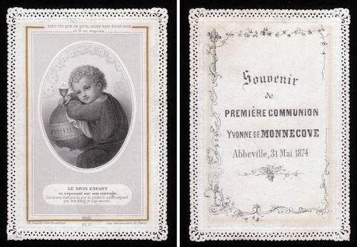 Première communion 1874 - communion,