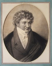 Portrait homme dessin ancien