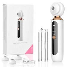 Aspirateur Point Noir Extracteur Points Noirs Aspirateur de pores avec loupe ...