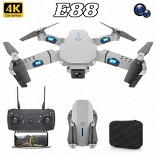 New E88 Pro WIFI FPV Drone Wide Angle HD 4K 1080P Camera Height Hold RC Foldable