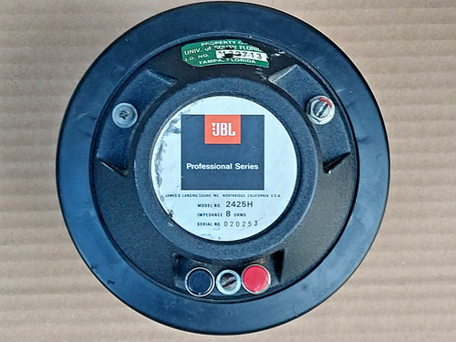 Jbl 2425h ohm compression - 8,