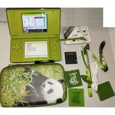 Console Ds lite Vert foncé révisé coque neuve + house écouteur stylet + 1 je
