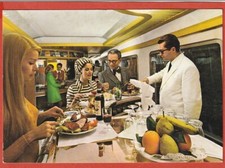 CPSM - TRAIN - LE NOUVEAU MISTRAL - LE BAR ET LA BOUTIQUE - 1969