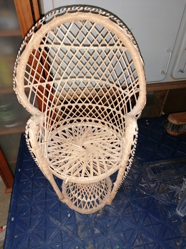 Fauteuil poupée osier - fauteuil, en