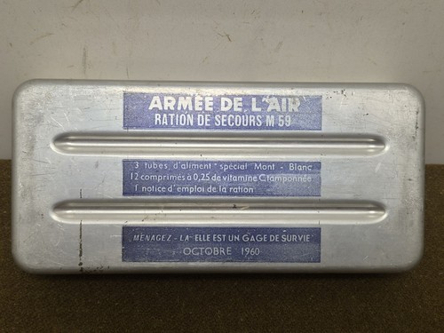 Boite ration secours armée - ration,