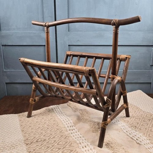 Porte revues vintage bois - porte-revues, en