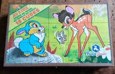 Vintage Jeu de cubes Disney