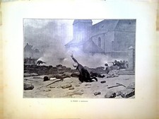 Gravure de presse - Bataille