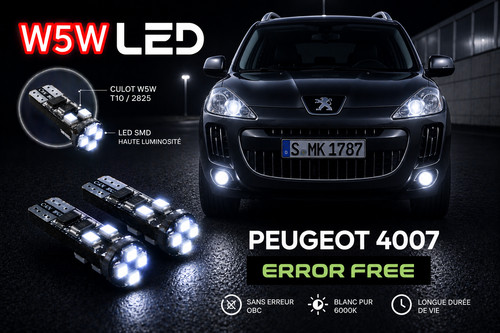 Pour peugeot 4007 - 2, ampoules