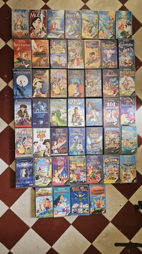 Lot vhs disney dessins - vhs,