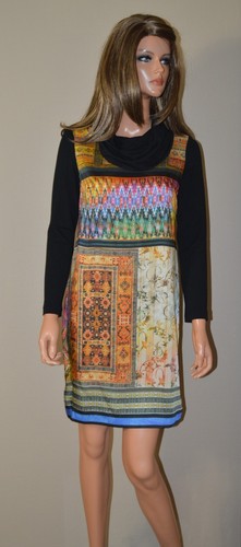 Robe noire motifs - noire, &