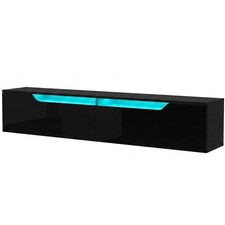 Table avec éclairage led - table, tv