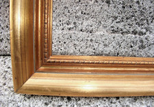 Cadre ancien style XIXème bois doré à l'or 58 X 48 cm Feuillure 51 X 41 cm